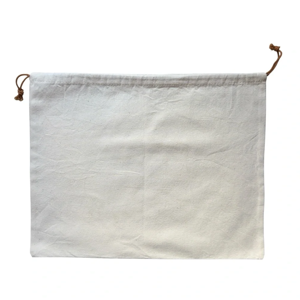Cult Gaia Cream Drawstring Bag